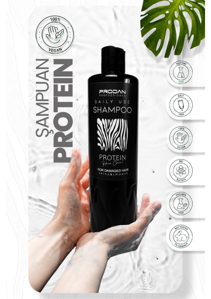 Protein Saç Sütü & Şampuan | Güçlendirici Etki 2'li Saç Bakım Seti - 400ml X2 modelleri