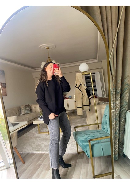 Yüksek Bel Mom Jean