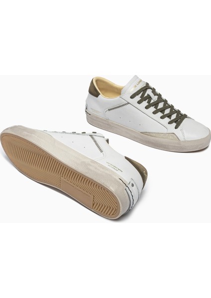 Erkek Sneaker ( Günlük) 14001PP7.10 Crime London Dıstressed C10M White fırsatları
