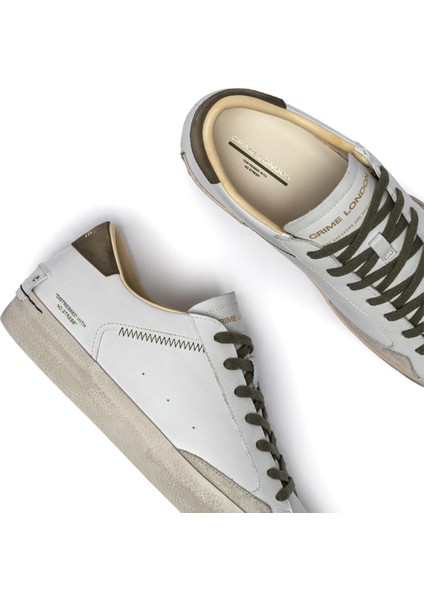 Erkek Sneaker ( Günlük) 14001PP7.10 Crime London Dıstressed C10M White indirimleri