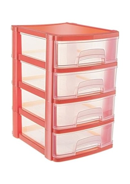 Önemli.! Lütfen Ölçüye Dikkat Ederek Alım Yapın Mini Tonton Çekmece 4 KATLI-103X140X168H Mm-As 5032