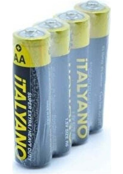 Italyano Aaa 1,5 V Ince Kalem Pil 4 Lü Paket