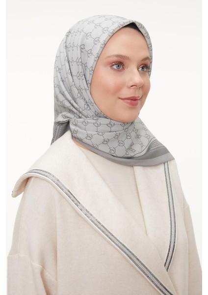 Gümüş L Desen Aura Eşarp fiyatları