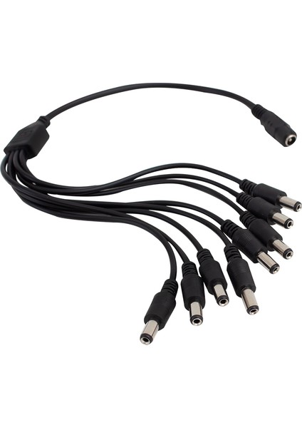 Power Dişi To 8 Erkek Power Kablo Adaptör Ucu Çoklayıcı Güvenlik Kamerası Enerji Kablosu Kamera Adaptör Kablo