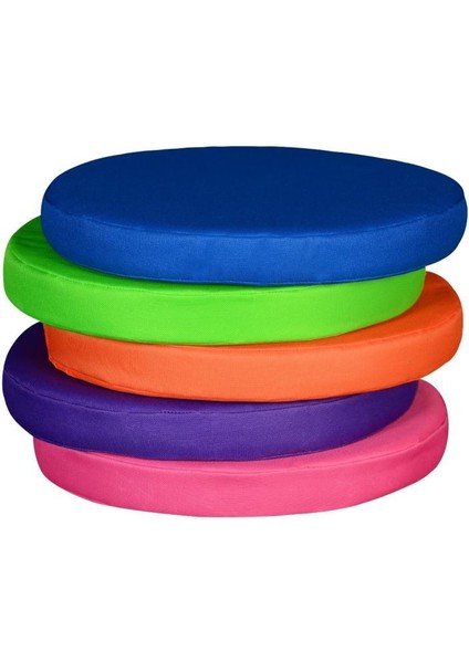 Anaokulu Kreş 5'li Yuvarlak Minder Seti Ø 30 cm