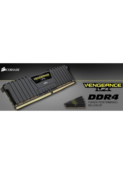 Vengeance Lpx 128 GB 3200MHZ (4X32GB) CM4X32GC3200C16K2EX4 Ddr4 Soğutuculu Performans Ram Bellek (Bulk/kutusuz)