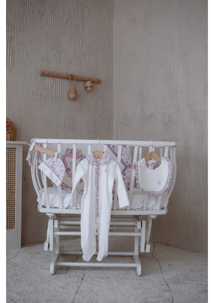 3'lü Yenidoğan Seti - Minik Çiçekler / Pembe fiyatları