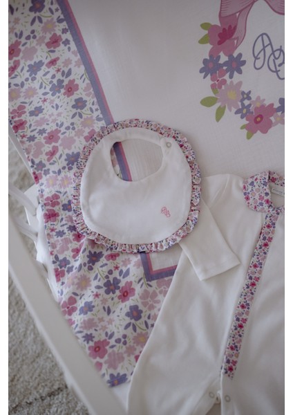 3'lü Yenidoğan Seti - Minik Çiçekler / Pembe fırsatları