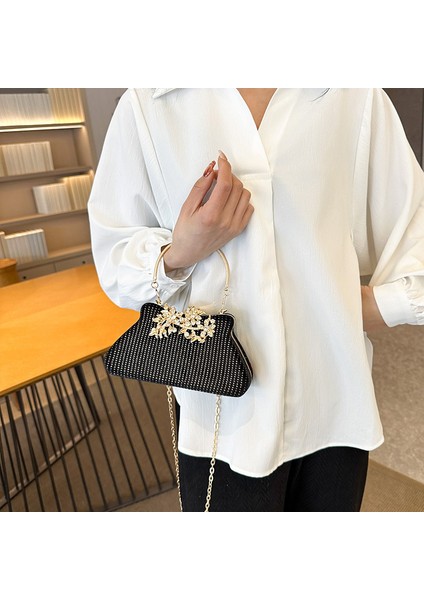 Kadın Premium Inci Zincir Çapraz Askılı Çanta (Yurt Dışından) fiyatları