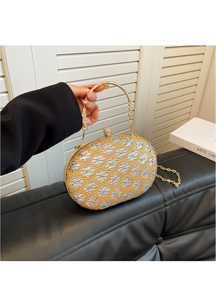 Kadının Trendi Sequin, Akşam Yemeği Kısıtlı Çantası. (Yurt Dışından)