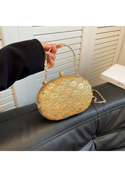 Kadının Trendi Sequin, Akşam Yemeği Kısıtlı Çantası. (Yurt Dışından)