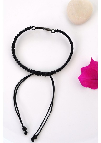 Siyah Çapalı Erkek Bileklik fırsatları