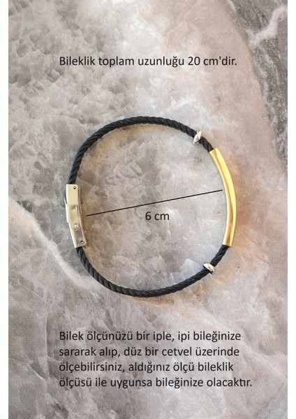 Gold Çelik Siyah Deri İnce Erkek Bileklik Künye Deri Bileklik fiyatları
