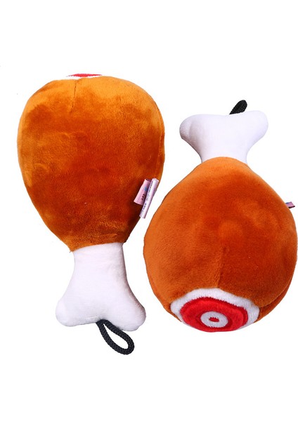 Baget Stili Pet Circle Oyuncaklar Büyük Tavuk Bacağı Oyuncakları Isırılmaya Dayanıklı Sesi Olan Peluş Oyuncaklar Teddy Köpek Oyuncakları Sesi Olan Oyuncaklar Kemiğin Oyuncak Çoklu Renk (Yurt Dışından) fiyatları