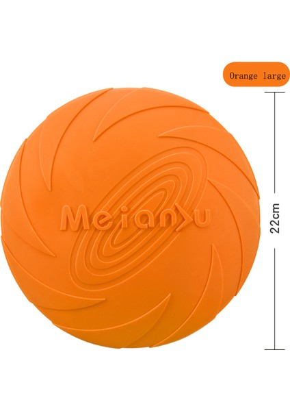Turuncu Tarzı 15CM 1 Adet Komik Silikon Uçan Tabağı Köpek Kedi Oyuncağı Köpek Oyun Uçan Diskler Dayanıklı Çiğneme Yavru Eğitim Interaktif Evcil Hayvan Malzemeleri (Yurt Dışından)