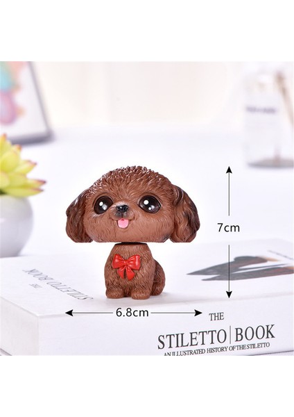 Beyaz Stil S Beden Minyatür Hayvanlar Köpek Fransız Bulldog Başını Sallayan Reçine Figür Aksesuar Ev Dekorasyonu Masa Ofis Dekor Hediye Kendin Yap (Yurt Dışından) modelleri