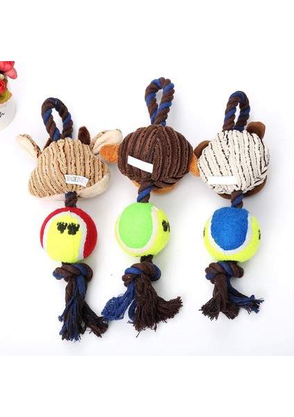 Ip Topu Stilini Ele Al Köpek Halat Top Oyuncağı Isırılmaya Dayanıklı Yavru Büyük Köpek Aksesuarları Oyuncaklar Pet Ürünleri Ayı Inek Maymun (Yurt Dışından) fırsatları