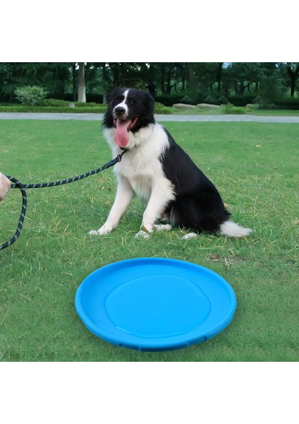 Kırmızı Stil 15CM Köpek Uçan Disk Oyuncak Çevre Dostu Yumuşak Kauçuk Yüzen Ufo Dayanıklı Isırma Çiğneme Diski Yavru Etkileşimli Eğitim Pet Malzemeleri (Yurt Dışından)