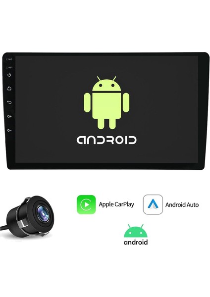 Tablet Multimedya Android 10 Inç 4+64GB Carplay (Soğutucu Fanlı Dsp Işlemci)