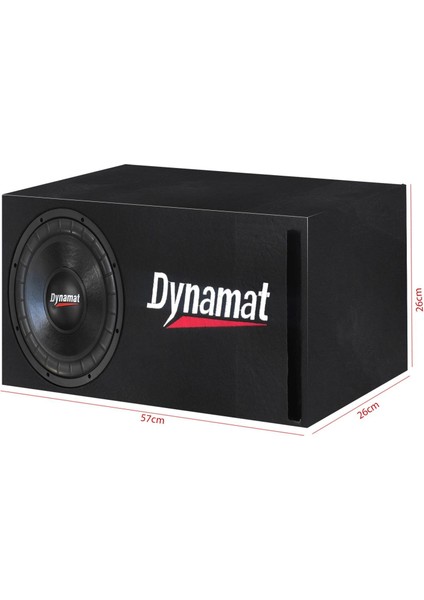 RK-320 Oto Bass Subwoofer Kabinli 20CM 1100 Watt