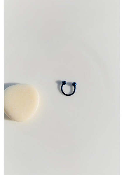 Erkek Mavi Çelik Piercing Tragus Helix Kıkırdak 8 mm fırsatları