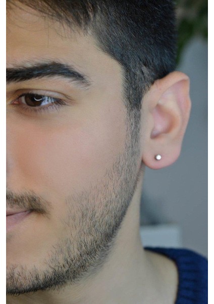 Erkek Tektaş Küpe 3 mm Tekli fırsatları