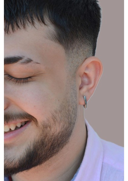 Erkek Antik V Model Çelik Küpe fiyatları