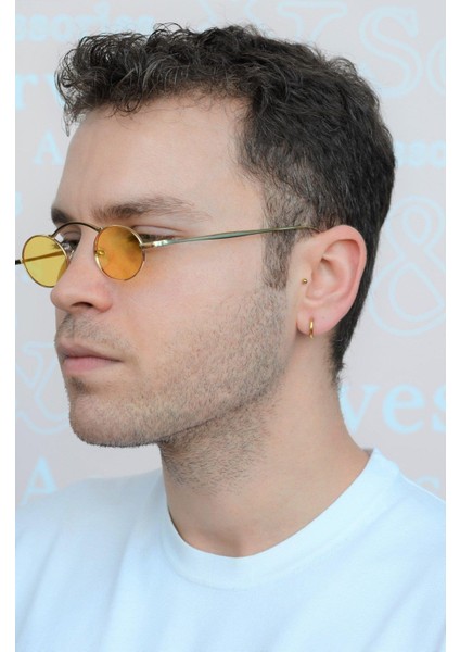 Erkek Gold Çelik Halka Küpe 12 mm Küçük Boy fiyatları