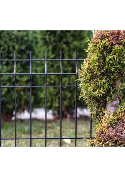 6 Adet Panel Çit Teli 100 x 250 cm 4 mm Tel Kalınlığı 55 x 150 mm Göz Aralığı