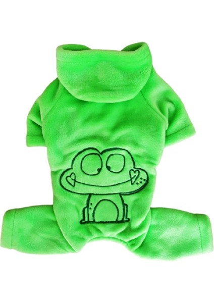 Froglet- Neon Yeşil Ultrasoft Kedi Köpek Tulum