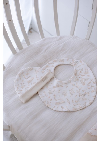 3'lü Yenidoğan Seti - Toile De Jouy / Bej modelleri