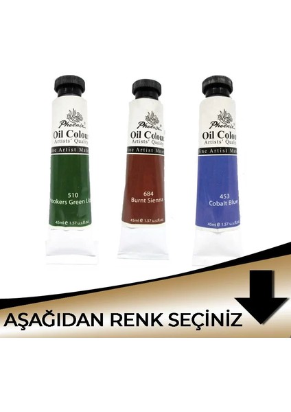 Yağlı Boya 45ML Metalik Tonlar