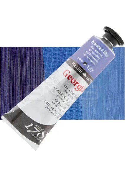 Georgian Yağlı Boya 38ML NO:137 Permanent Blue