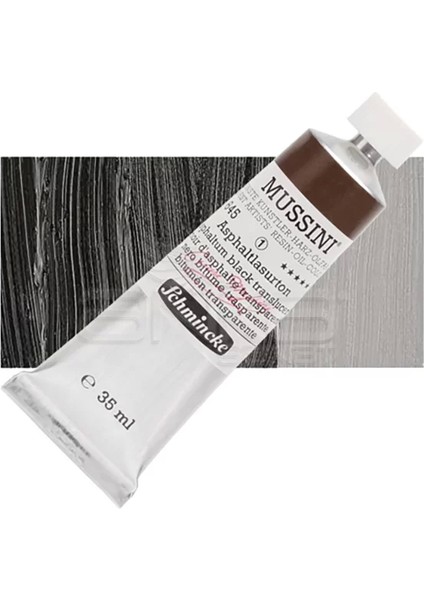35 ml Yağlı Boya Seri:1 No : 645 Asphaltum Black Translucent