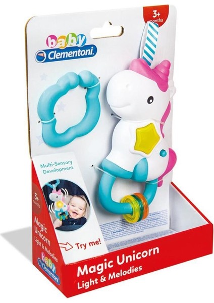 17333 Baby Clementoni Interaktif Unicorn Oyuncak / +6 Ay