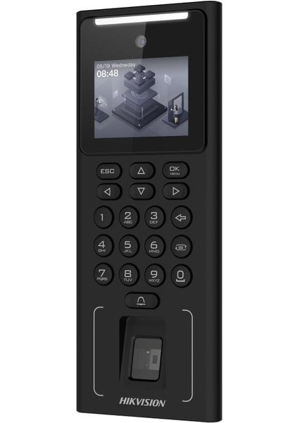 Hıkvısıon DS-K1T321MFWX Yüz Tanıma ve Parmak Izi Kontrol Terminali