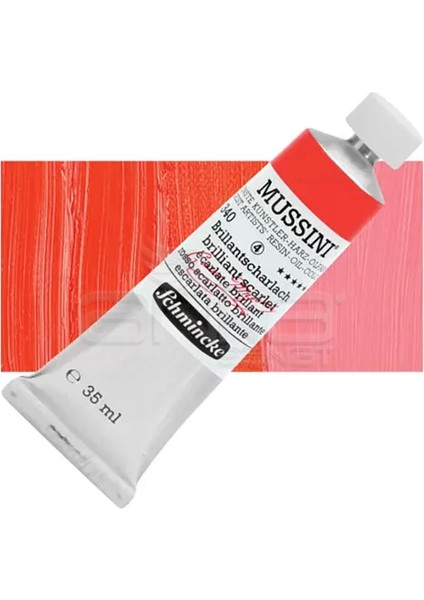 35 ml Yağlı Boya Seri:4 No : 340 Brilliant Scarlet
