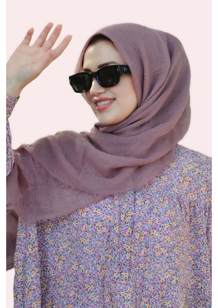 Gül Kurusu Bürümcük Şal Yumuşak Dokulu Günlük Kullanım modelleri