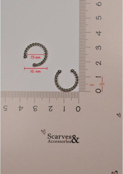 Earcuff Sıkıştırma Kıkırdak Küpesi Gümüş Renk fırsatları