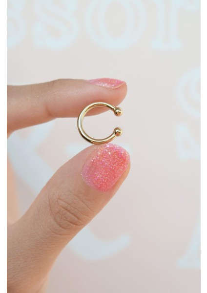 Sıkıştırmalı Kıkırdak Küpesi İnce Düz Earcuff fiyatları