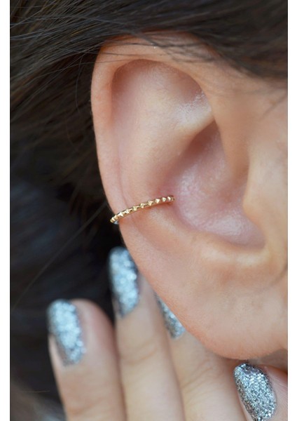 Sıkıştırmalı Kıkırdak Küpesi İnce Earcuff fiyatları