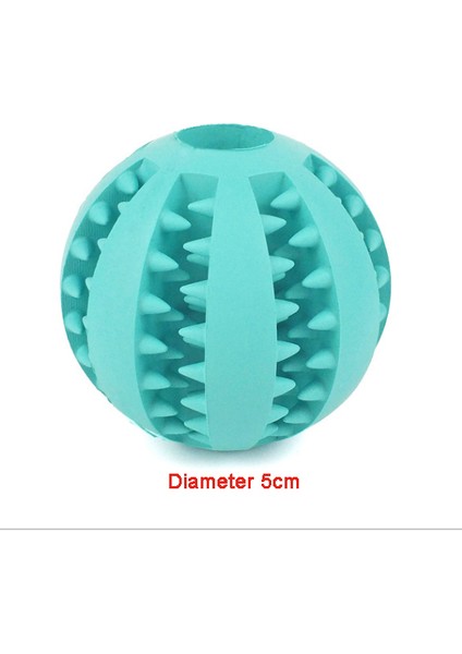 5cm Tarzı Büyük Köpekler Için Dayanıklı Çiğneyiciler Için Silikon Emme Kupası Avcı Köpek Oyuncağı Köpek Itme Topu Oyuncak Diş Temizleme Köpek Diş Fırçası (Yurt Dışından)