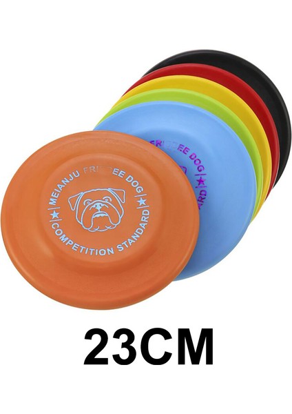23CM Tarzı Mavi Uçan Disk Köpek Eğitim Oyuncak Yumuşak Silikon Isırılmaya Dayanıklı Uçuş Tabak Oyuncak Büyük Küçük Köpek Oyun Oyun Plakası Oyuncak Evcil Hayvan Etkileşimli (Yurt Dışından)