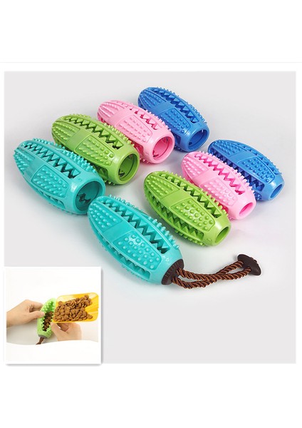 B Top Stili S Beden Evcil Köpek Oyuncakları Köpek Etkileşimli Doğal Kauçuk Top Yavru Kemirgen Oyuncak Yem Dağıtıcı Top Isırılmaya Dayanıklı Temiz Dişler Evcil Hayvan Oyun Topları (Yurt Dışından)