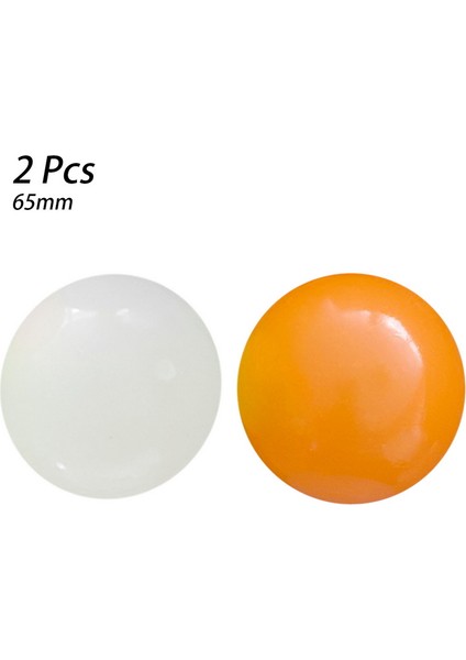6.5cm 2 Adet Stil Parlak Stiky Toplar Tavana At Yapışkan Duvar Topu Yapışkan Hedef Squash Topu Yuvarlanan Toplar Çocuk Oyuncakları mm (Yurt Dışından)