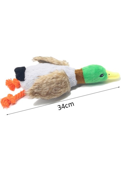 Yaban Ördeği Halat Stili M Beden Çıngıraklı Yavru Büyük Köpek Oyuncakları Küçük Büyük Köpekler Isırık Dayanıklı Pet Oyuncak Peluş Ördek Dayan Bulldog Aksesuarları Mascota Malzemeleri (Yurt Dışından)