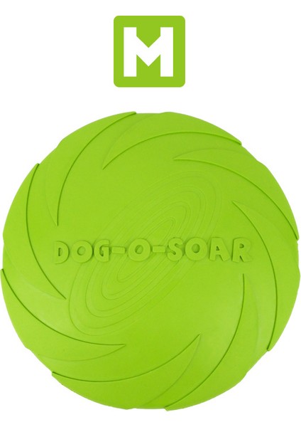 Yeşil M Stili Köpek Oyuncakları ve Aksesuarları Silikon Yumuşak Köpek Uçan Disk Dişe Dayanıklı Eğitim Için (Yurt Dışından)