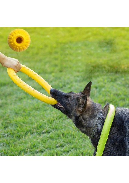 Sarı Stil 18CM Evcil Hayvan Uçan Disk Köpek Eğitim Halkası Çekişmeye Dayanıklı Isırık Yüzen Oyuncak Yavru Dış Mekan Etkileşimli Oyun Oynama Ürünleri Tedarik (Yurt Dışından) indirimleri