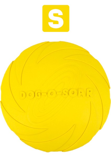 Sarı S Tarzı Köpek Oyuncakları ve Aksesuarları Silikon Yumuşak Köpek Uçan Disk Dişe Dayanıklı Eğitim Için (Yurt Dışından)