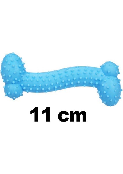 Mavi 1 Stil Köpekler Için Kemik Şekilli Macaron Kauçuk Oyuncak Kemirgen Köpekler Oyuncaklar Büyük Küçük Köpekler Diş Temizleme Etkileşimli Büyük Yavru Köpekler Top Oyuncak (Yurt Dışından)